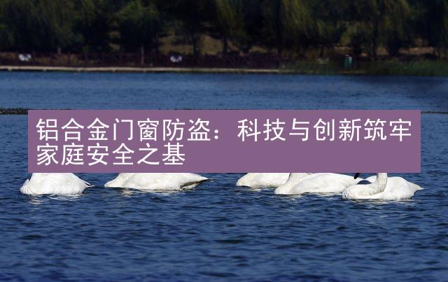 铝合金门窗防盗：科技与创新筑牢家庭安全之基