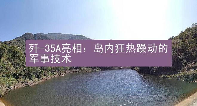 歼-35A亮相：岛内狂热躁动的军事技术