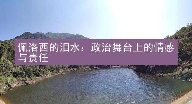 佩洛西的泪水：政治舞台上的情感与责任