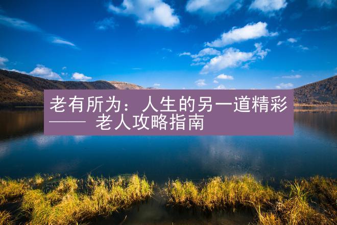 老有所为：人生的另一道精彩 —— 老人攻略指南