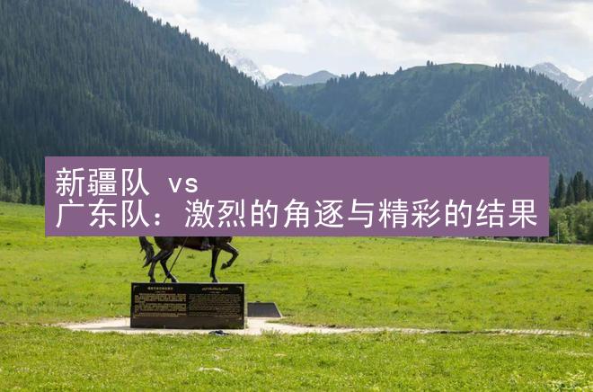 新疆队 vs 广东队：激烈的角逐与精彩的结果